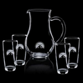 43 Oz. Carberry Pitcher w/ 4 Hiball Glasses